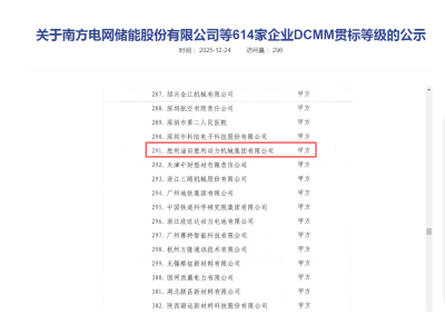 勝動(dòng)集團(tuán)公司順利通過(guò)DCMM認(rèn)證